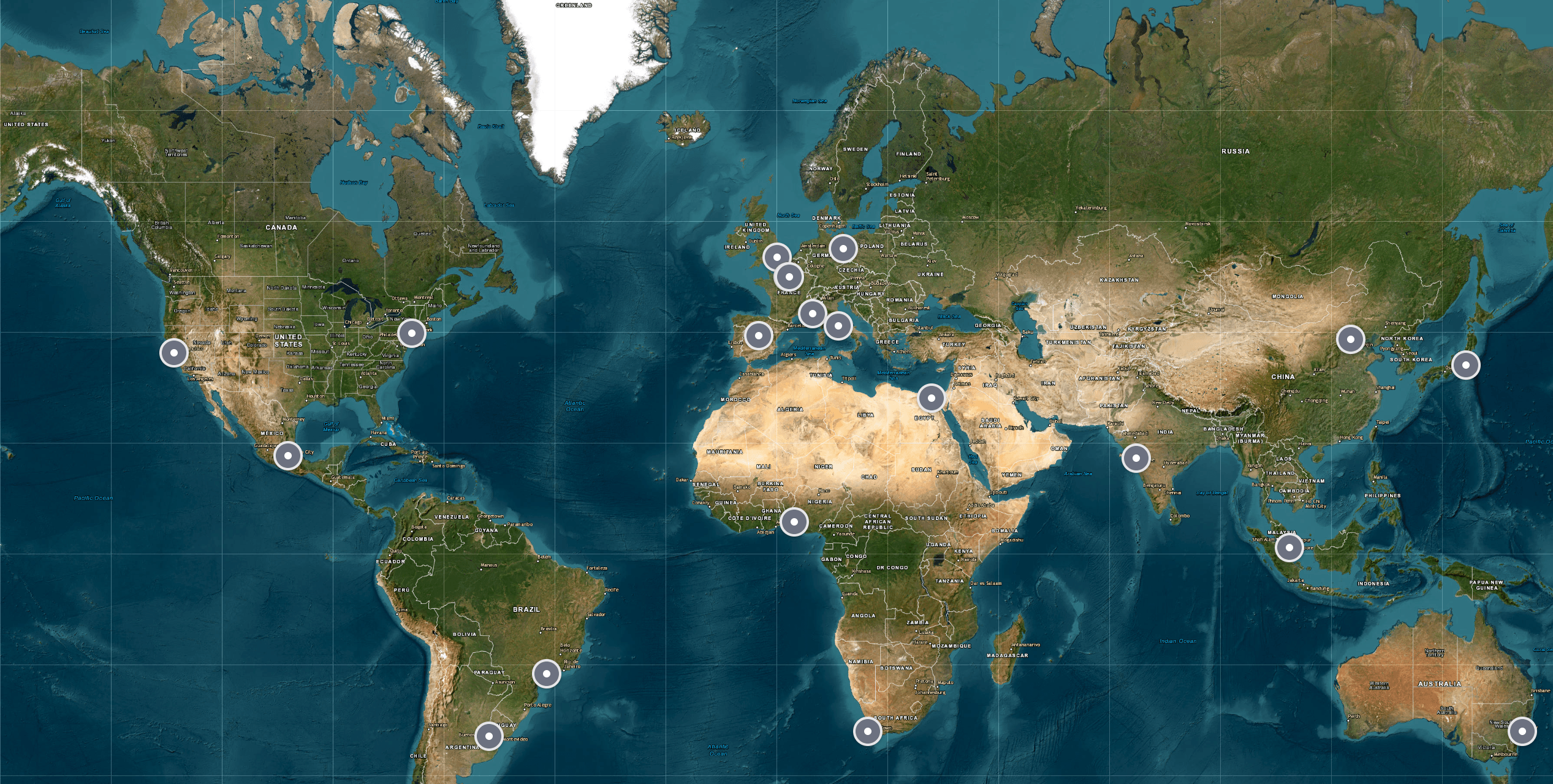 Carte des essaimages