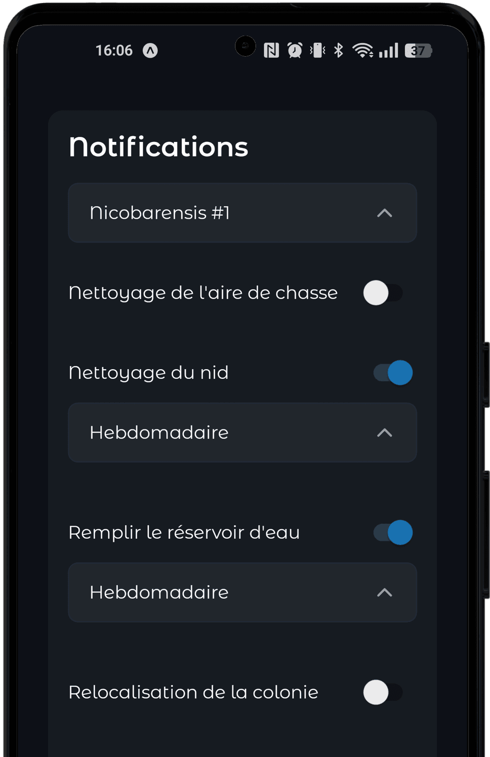 Notifications & rappels personnalisés