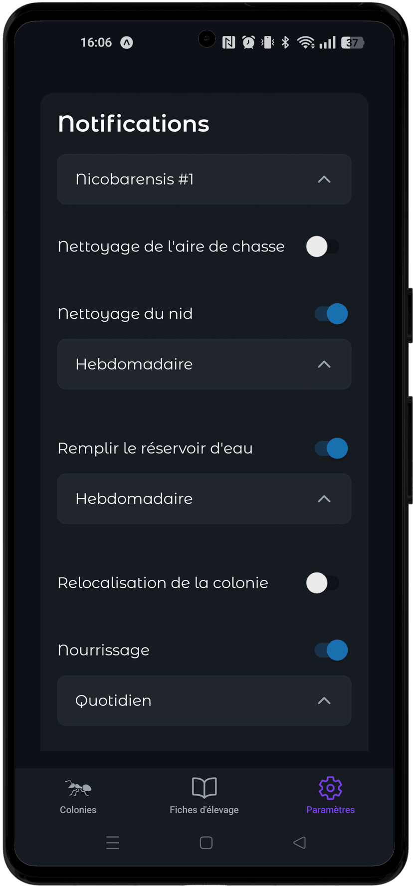 Notifications & rappels personnalisés